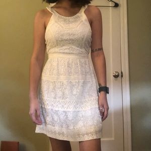 Super cute White Lacey American Eagle Dress
